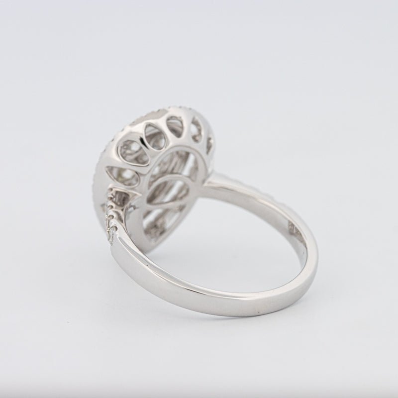 Invisible Pear - shape Diamond Ring - ZIZOV DIAMONDS