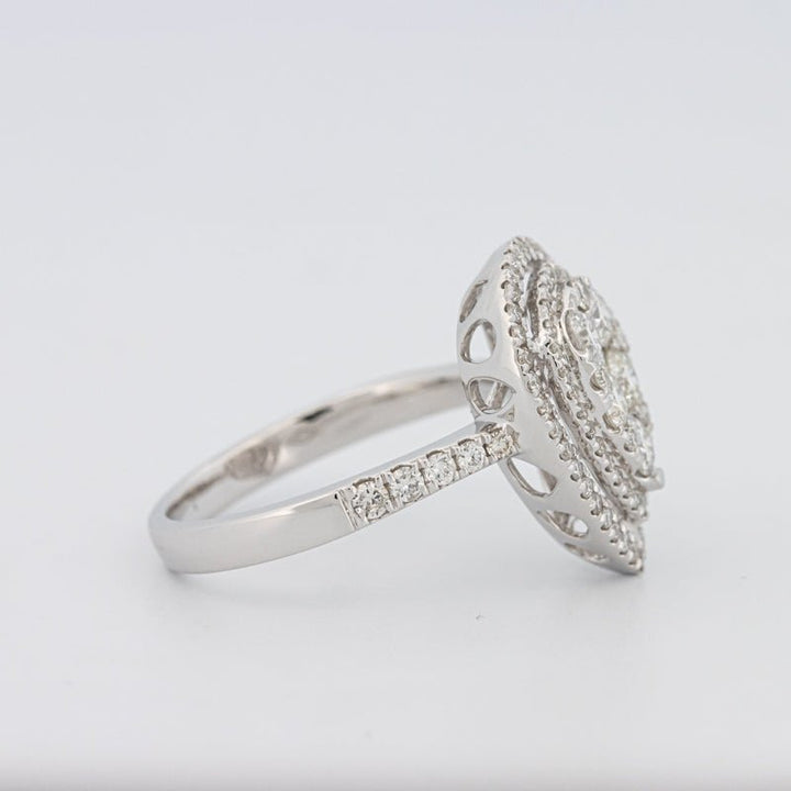 Invisible Pear - shape Diamond Ring - ZIZOV DIAMONDS