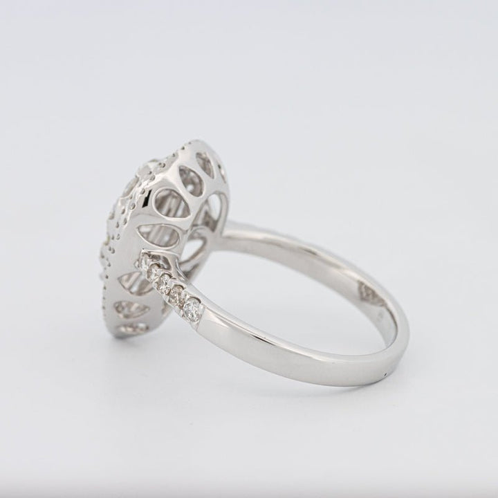 Invisible Pear - shape Diamond Ring - ZIZOV DIAMONDS