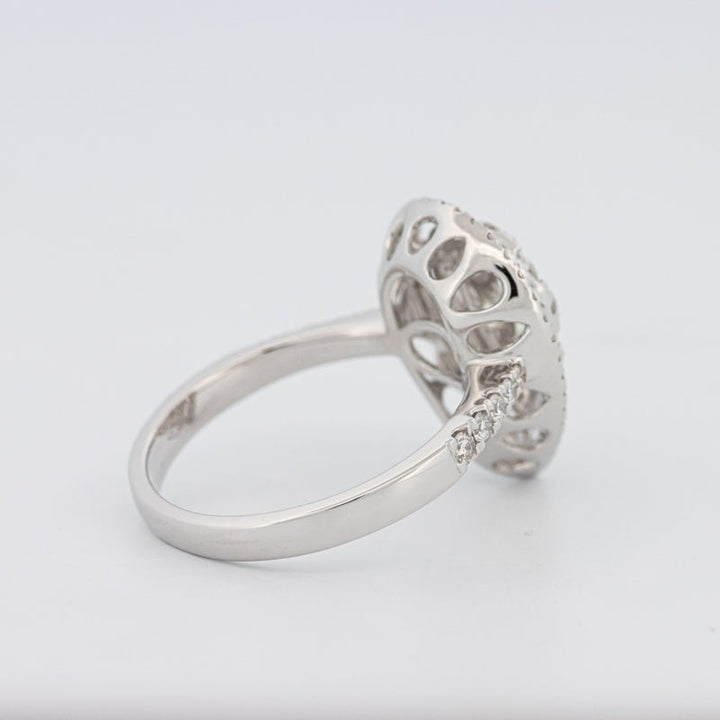 Invisible Pear - shape Diamond Ring - ZIZOV DIAMONDS