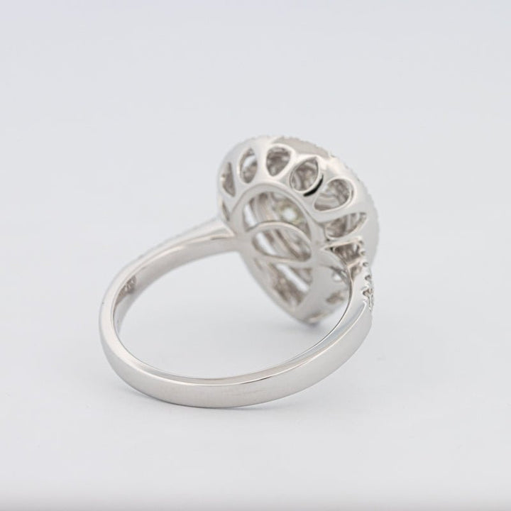 Invisible Pear - shape Diamond Ring - ZIZOV DIAMONDS