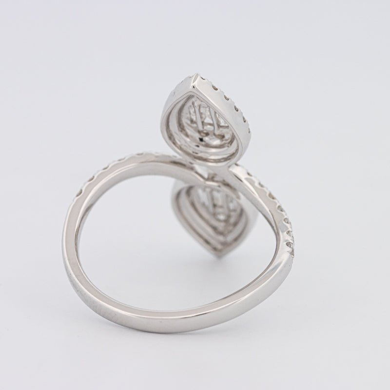 Invisible Pear - shape Twinny Ring - ZIZOV DIAMONDS