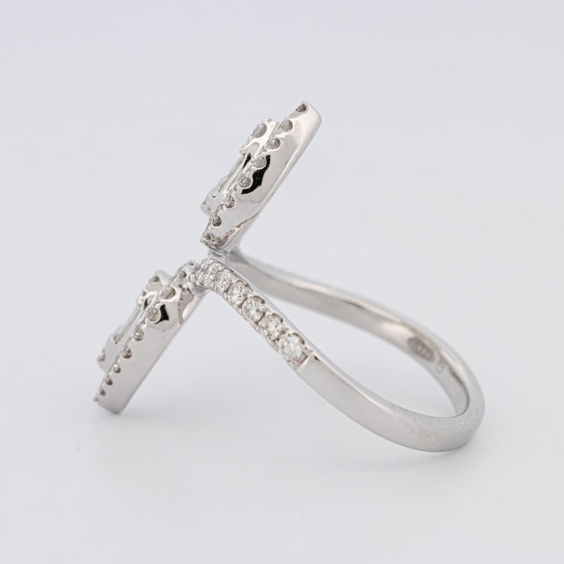 Invisible Pear - shape Twinny Ring - ZIZOV DIAMONDS