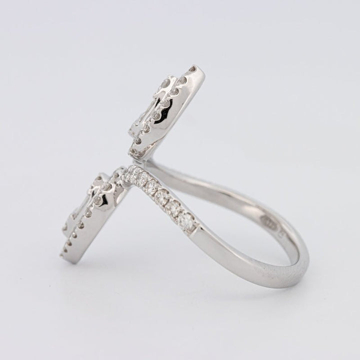 Invisible Pear - shape Twinny Ring - ZIZOV DIAMONDS