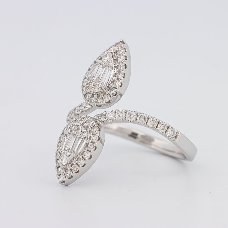 Invisible Pear - shape Twinny Ring - ZIZOV DIAMONDS