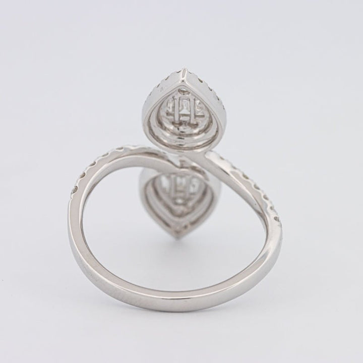 Invisible Pear - shape Twinny Ring - ZIZOV DIAMONDS
