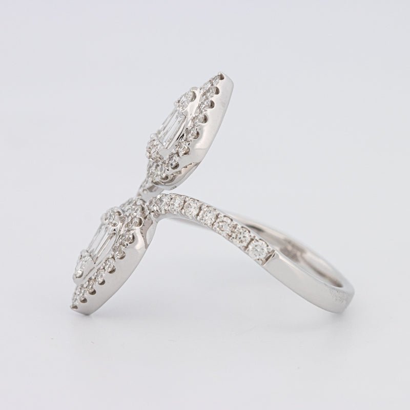 Invisible Pear - shape Twinny Ring - ZIZOV DIAMONDS