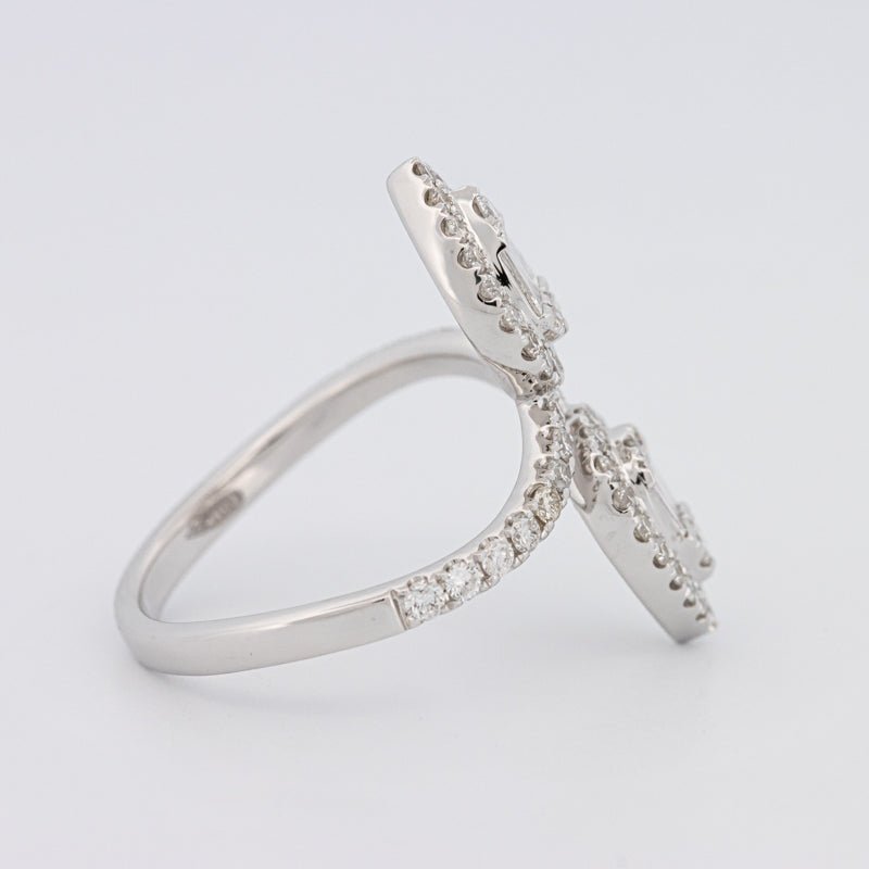 Invisible Pear - shape Twinny Ring - ZIZOV DIAMONDS