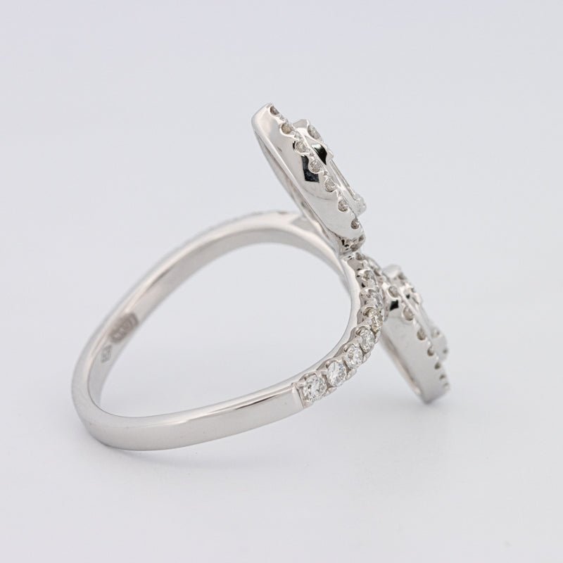 Invisible Pear - shape Twinny Ring - ZIZOV DIAMONDS