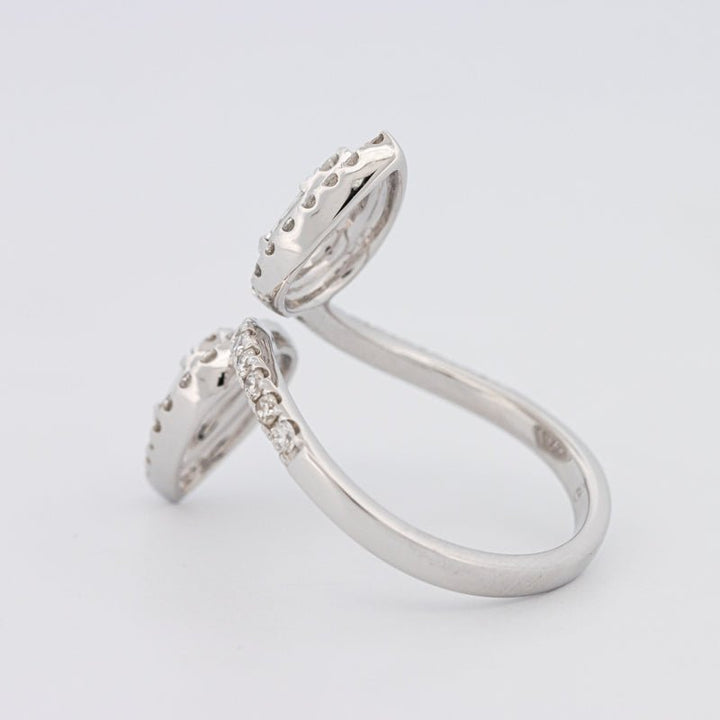Invisible Pear - shape Twinny Ring - ZIZOV DIAMONDS