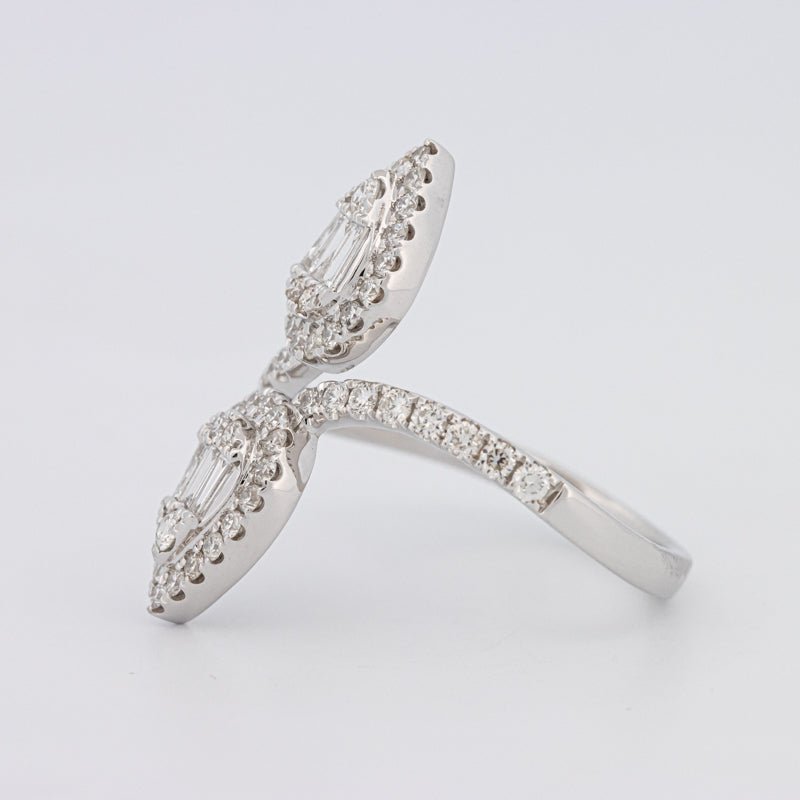 Invisible Pear - shape Twinny Ring - ZIZOV DIAMONDS