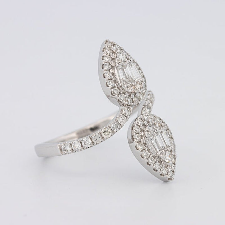 Invisible Pear - shape Twinny Ring - ZIZOV DIAMONDS