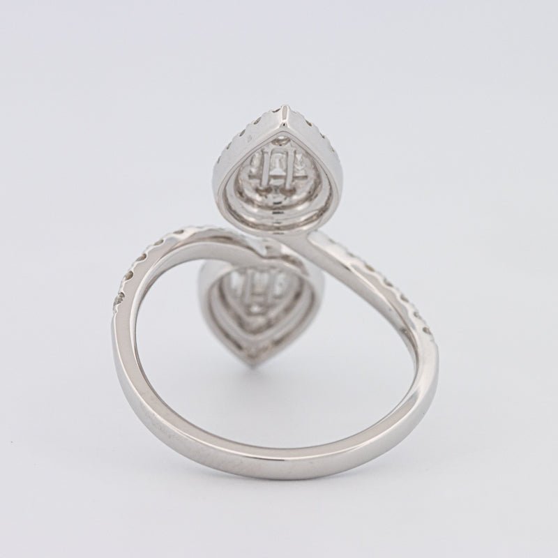 Invisible Pear - shape Twinny Ring - ZIZOV DIAMONDS