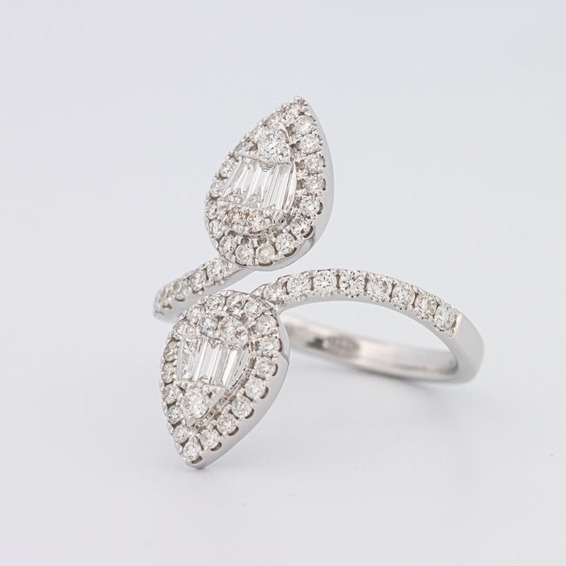 Invisible Pear - shape Twinny Ring - ZIZOV DIAMONDS