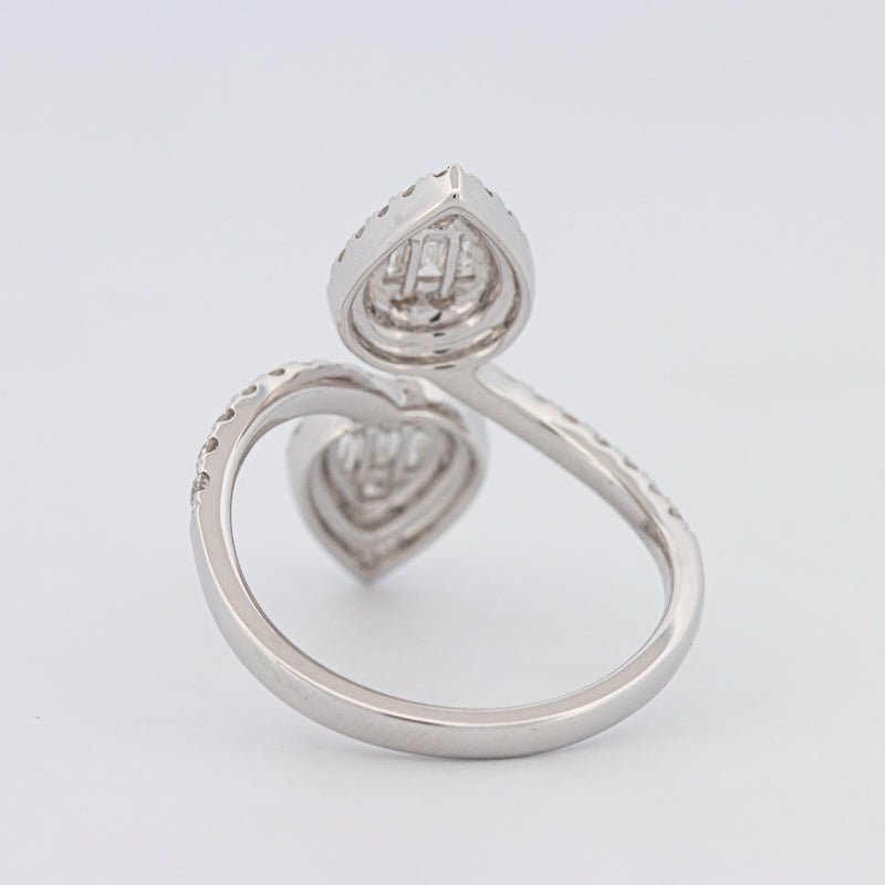 Invisible Pear - shape Twinny Ring - ZIZOV DIAMONDS