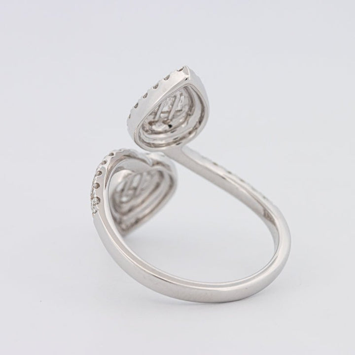 Invisible Pear - shape Twinny Ring - ZIZOV DIAMONDS
