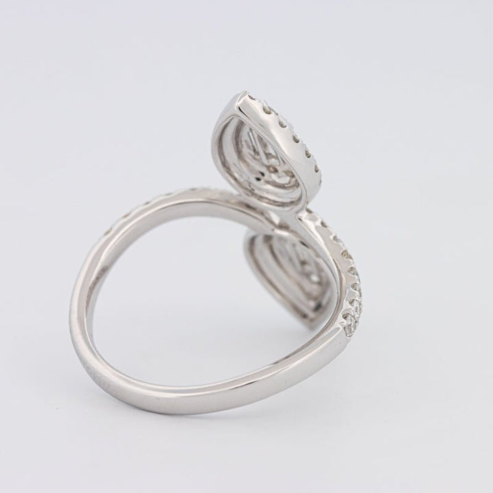 Invisible Pear - shape Twinny Ring - ZIZOV DIAMONDS