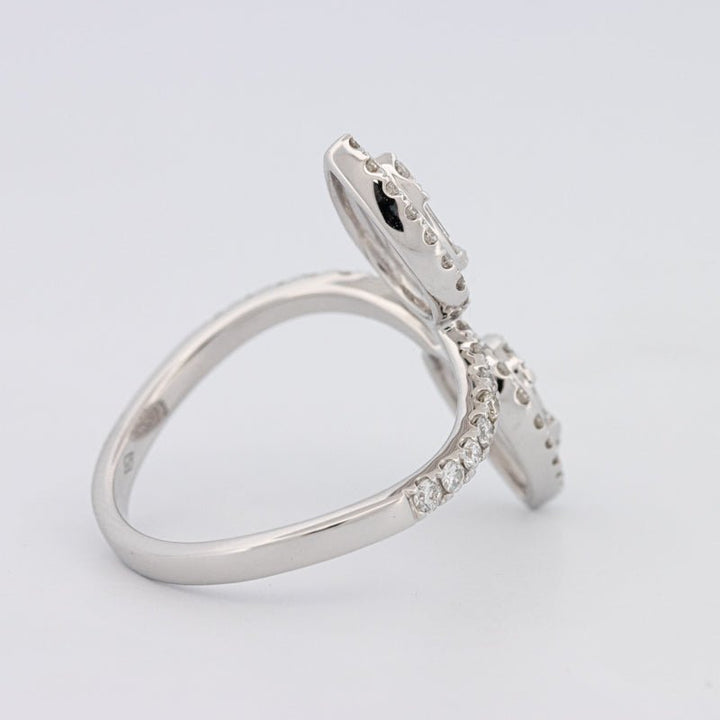 Invisible Pear - shape Twinny Ring - ZIZOV DIAMONDS