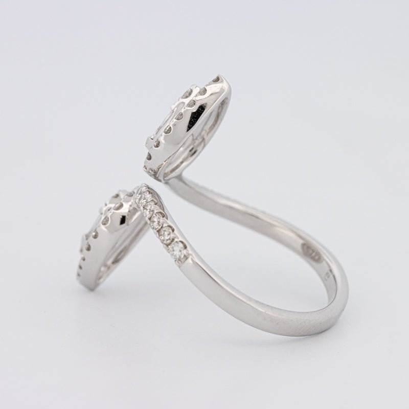 Invisible Pear - shape Twinny Ring - ZIZOV DIAMONDS