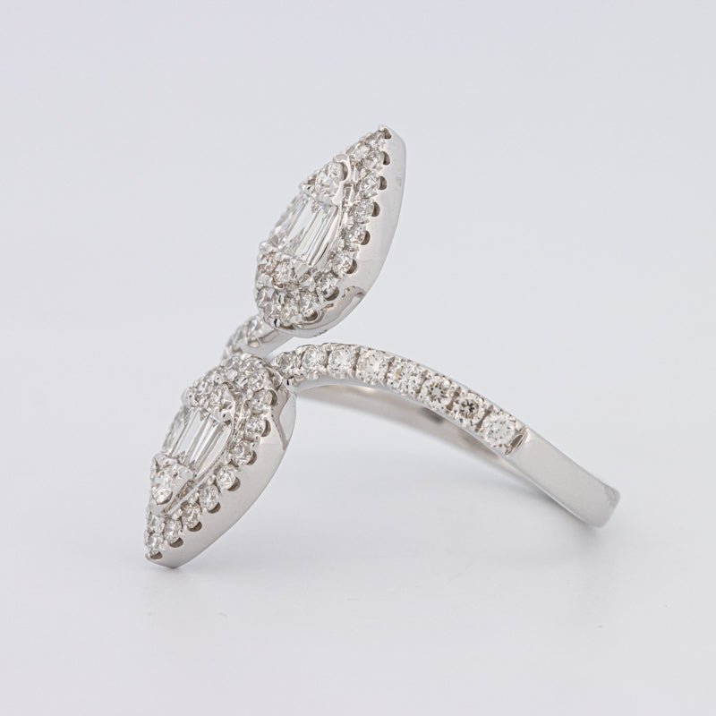 Invisible Pear - shape Twinny Ring - ZIZOV DIAMONDS