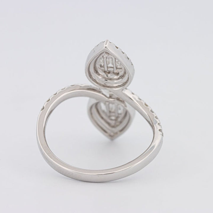 Invisible Pear - shape Twinny Ring - ZIZOV DIAMONDS