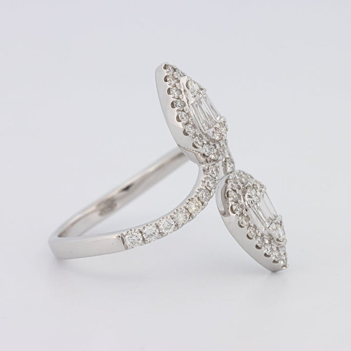 Invisible Pear - shape Twinny Ring - ZIZOV DIAMONDS