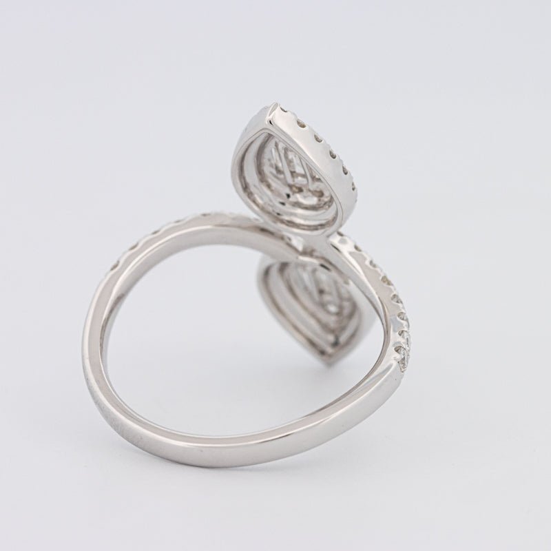 Invisible Pear - shape Twinny Ring - ZIZOV DIAMONDS