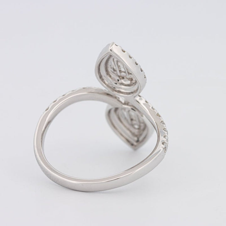 Invisible Pear - shape Twinny Ring - ZIZOV DIAMONDS