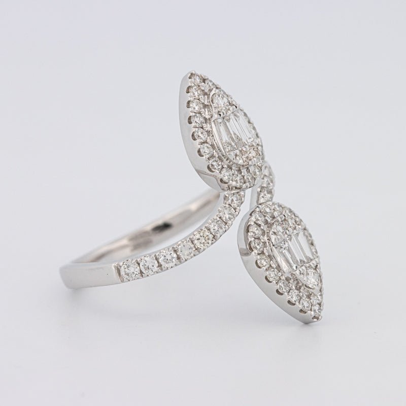 Invisible Pear - shape Twinny Ring - ZIZOV DIAMONDS