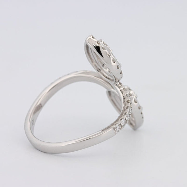 Invisible Pear - shape Twinny Ring - ZIZOV DIAMONDS