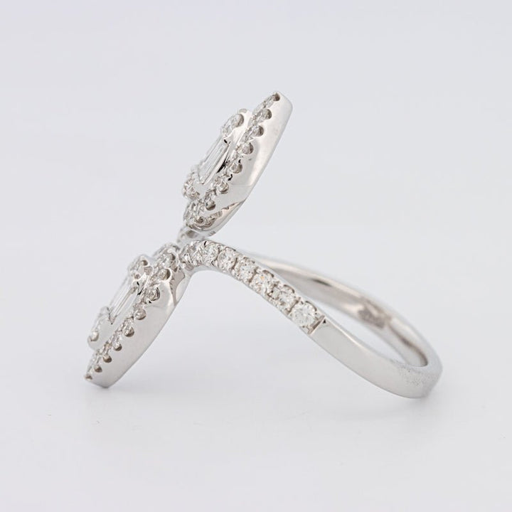 Invisible Pear - shape Twinny Ring - ZIZOV DIAMONDS