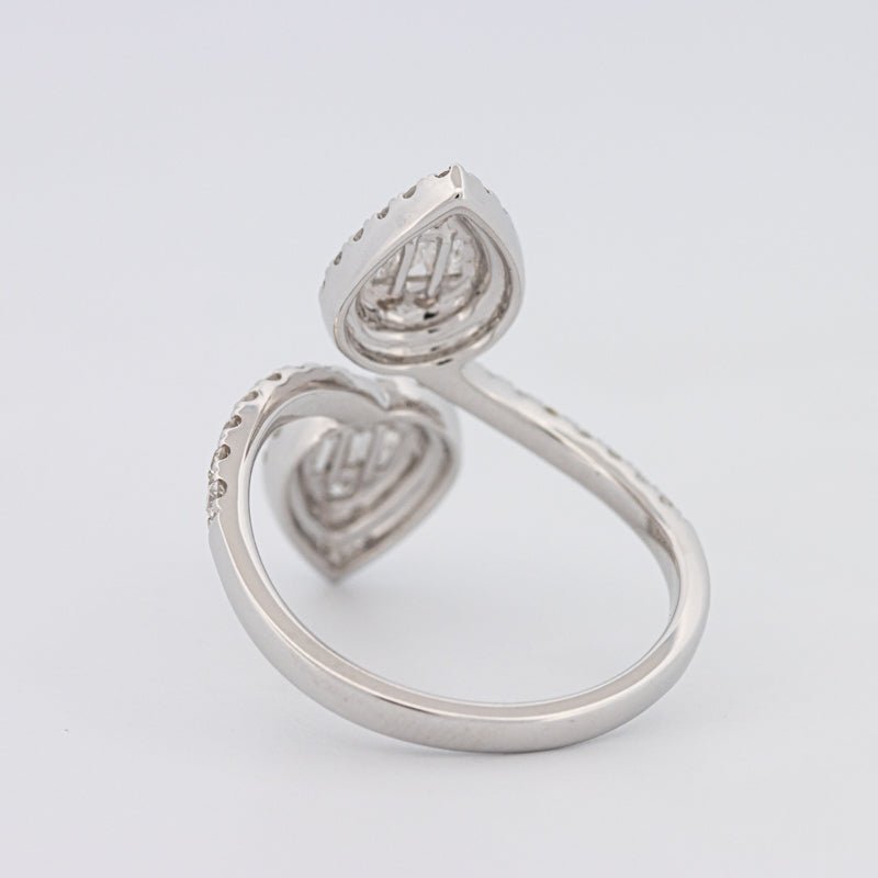 Invisible Pear - shape Twinny Ring - ZIZOV DIAMONDS