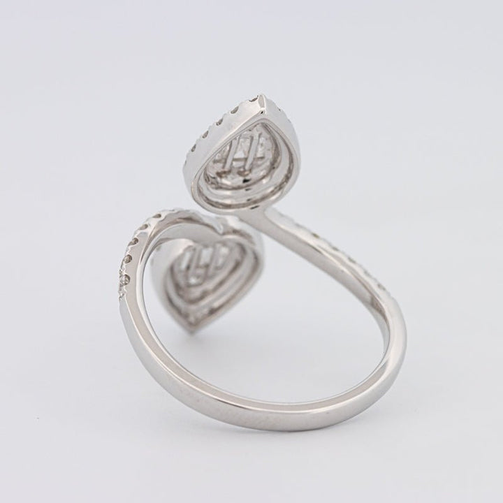Invisible Pear - shape Twinny Ring - ZIZOV DIAMONDS