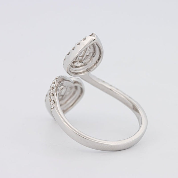 Invisible Pear - shape Twinny Ring - ZIZOV DIAMONDS