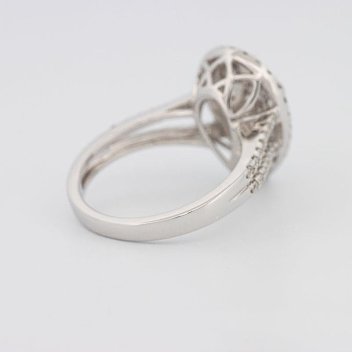 Invisible Pearshape Diamond Ring - ZIZOV DIAMONDS