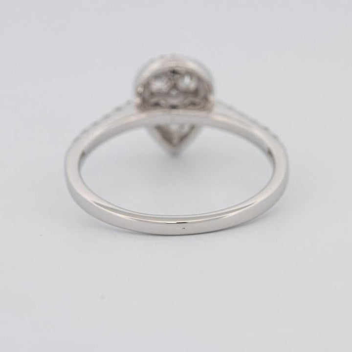 Invisible Pearshape Diamond ring - ZIZOV DIAMONDS