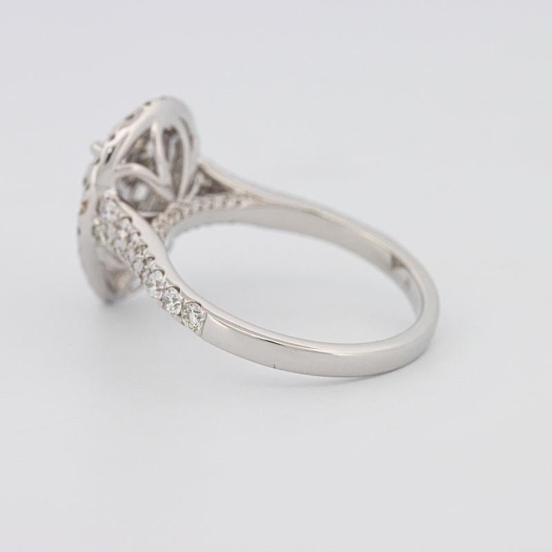 Invisible Pearshape Diamond Ring - ZIZOV DIAMONDS