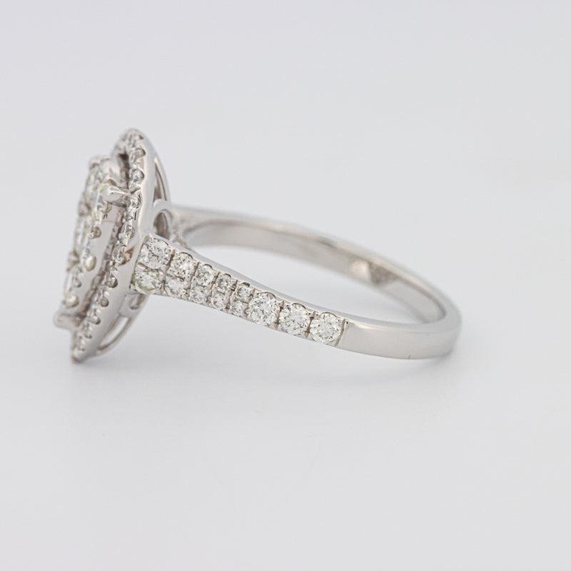 Invisible Pearshape Diamond Ring - ZIZOV DIAMONDS