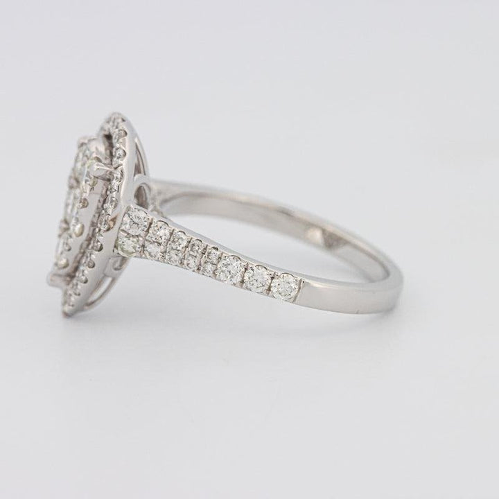 Invisible Pearshape Diamond Ring - ZIZOV DIAMONDS