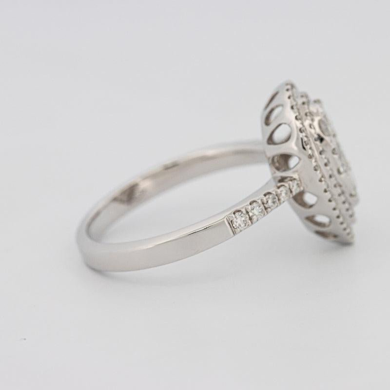 Invisible pearshape diamond ring - ZIZOV DIAMONDS