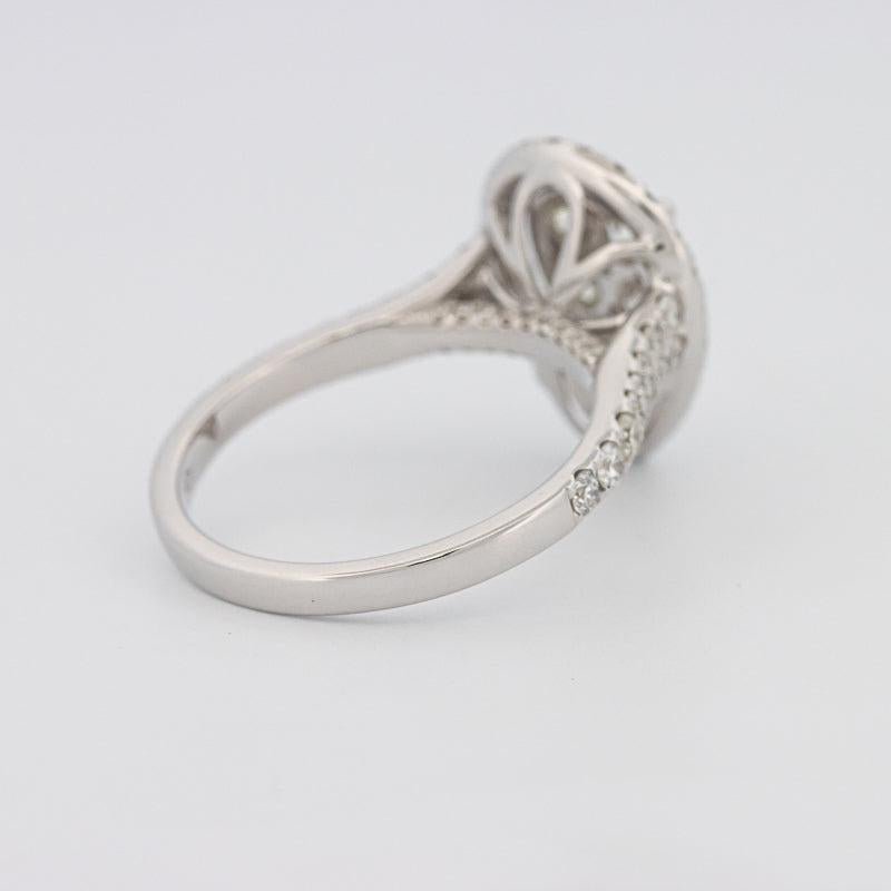 Invisible Pearshape Diamond Ring - ZIZOV DIAMONDS