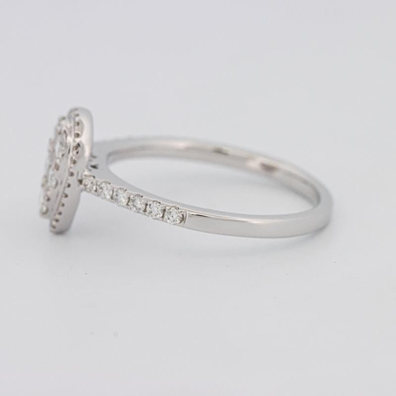 Invisible Pearshape Diamond ring - ZIZOV DIAMONDS
