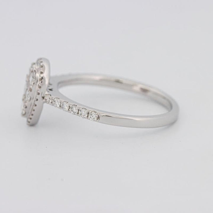 Invisible Pearshape Diamond ring - ZIZOV DIAMONDS