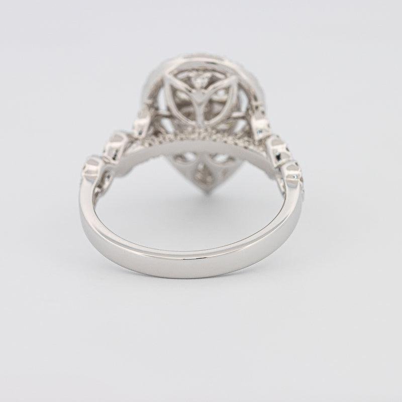 Invisible Pearshape Diamond Ring - ZIZOV DIAMONDS