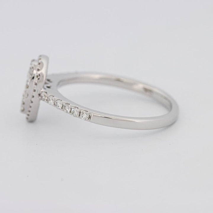 Invisible Pearshape Diamond ring - ZIZOV DIAMONDS