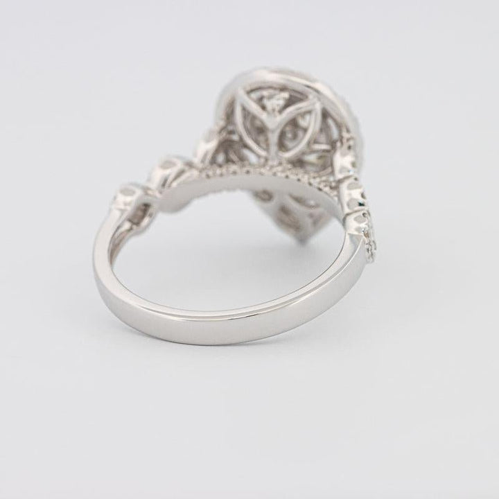 Invisible Pearshape Diamond Ring - ZIZOV DIAMONDS