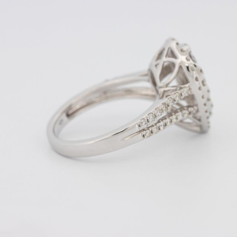 Invisible Pearshape Diamond Ring - ZIZOV DIAMONDS