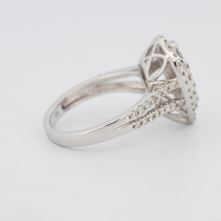 Invisible Pearshape Diamond Ring - ZIZOV DIAMONDS