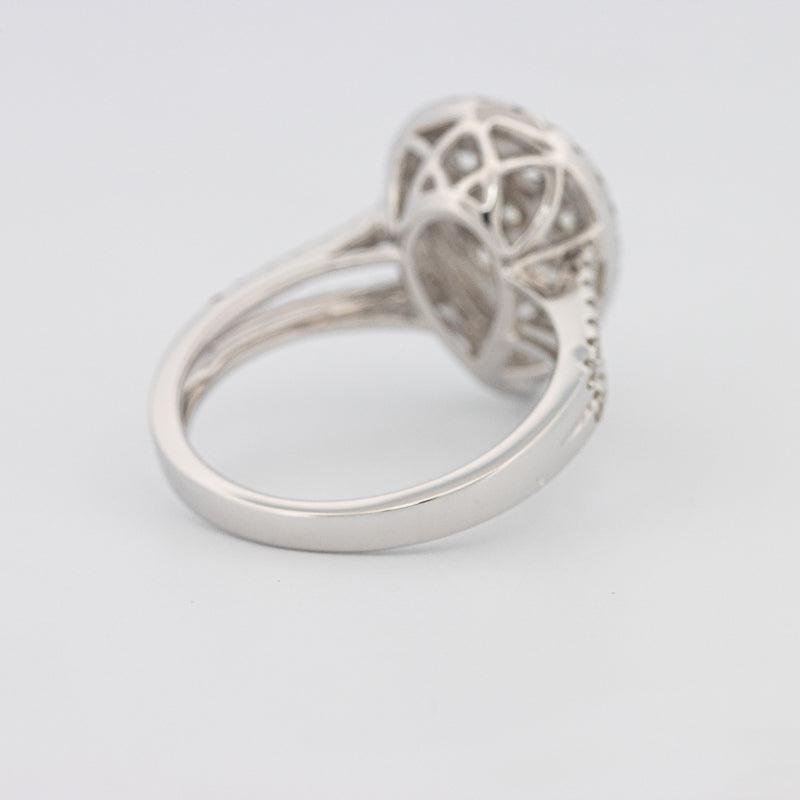 Invisible Pearshape Diamond Ring - ZIZOV DIAMONDS