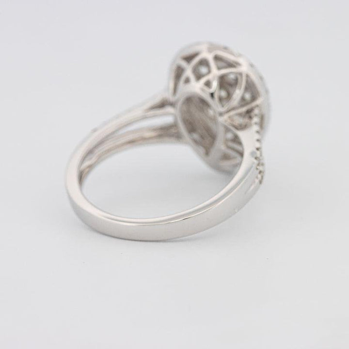 Invisible Pearshape Diamond Ring - ZIZOV DIAMONDS